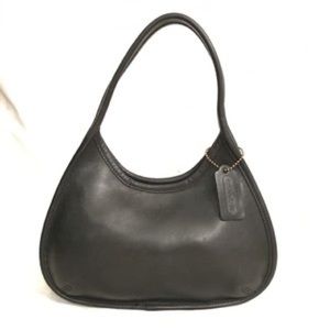 Coach Small Ergo Lagacy Vintage Black Leather